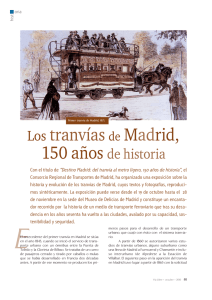 Los tranvías de Madrid. 150 años de historia.