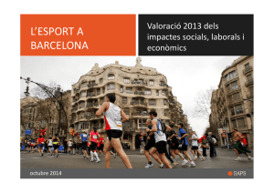 l`esport a barcelona - Ajuntament de Barcelona