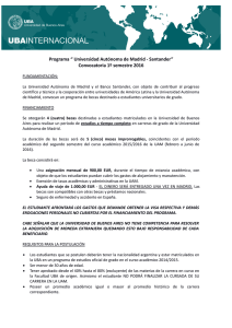 Programa “ Universidad Autónoma de Madrid