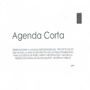 Agenda Corta - Cámara de Diputados