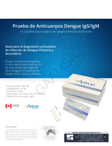 Prueba de Anticuerpos Dengue lgG/lgM