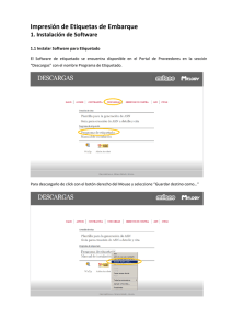 Impresi&oacute;n de Etiquetas de Embarque