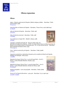Selección bibliográfica  - Biblioteca Nacional de España
