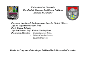 Derecho Civil II (Bienes) - FCJP-UC