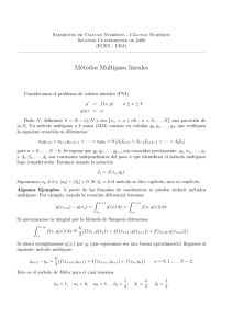 Apunte sobre métodos multipaso lineales por A. Lombardi
