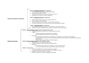 Modelo 1: Distribución Horizontal de Competencias • El Estado