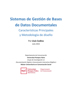 Sistemas de Gestión de Bases de Datos Documentales
