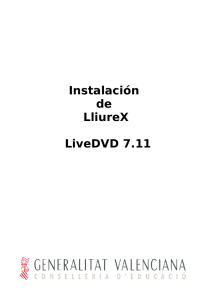Instalación de LliureX Live-CD