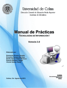 Manual de Prácticas Manual de Prácticas