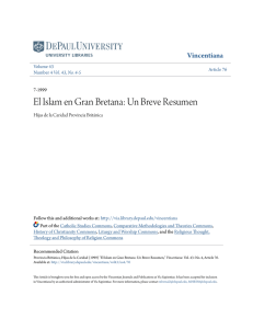 El Islam en Gran Bretana: Un Breve Resumen