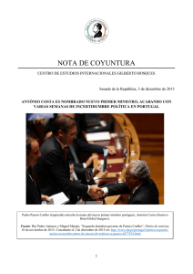 António Costa es nombrado nuevo Primer Ministro