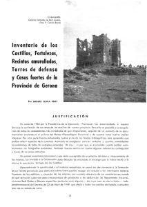 Inventarío de los Castillos, Fortalezas, Recintos