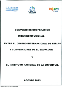 Convenio de Cooperación Interinstitucional entre el Centro