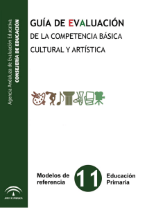 Guía de Evaluación de la competencia básica cultural y artística