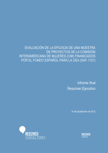 Informe final Resumen Ejecutivo