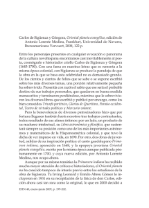 Carlos de sigüenza y Góngora, Oriental planeta evangélico, edición