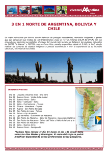 3 en 1 Norte de Argentina, Bolivia y Chile