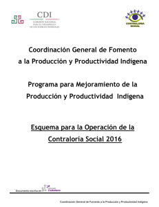 Coordinación General de Fomento a la Producción y Productividad