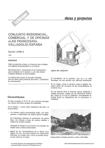 Conjunto residencial comercial y de oficinas «Las Francesas