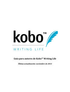 Guía para autores de Kobo™ Writing Life