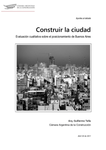Construir la ciudad - Cámara Argentina de la Construcción