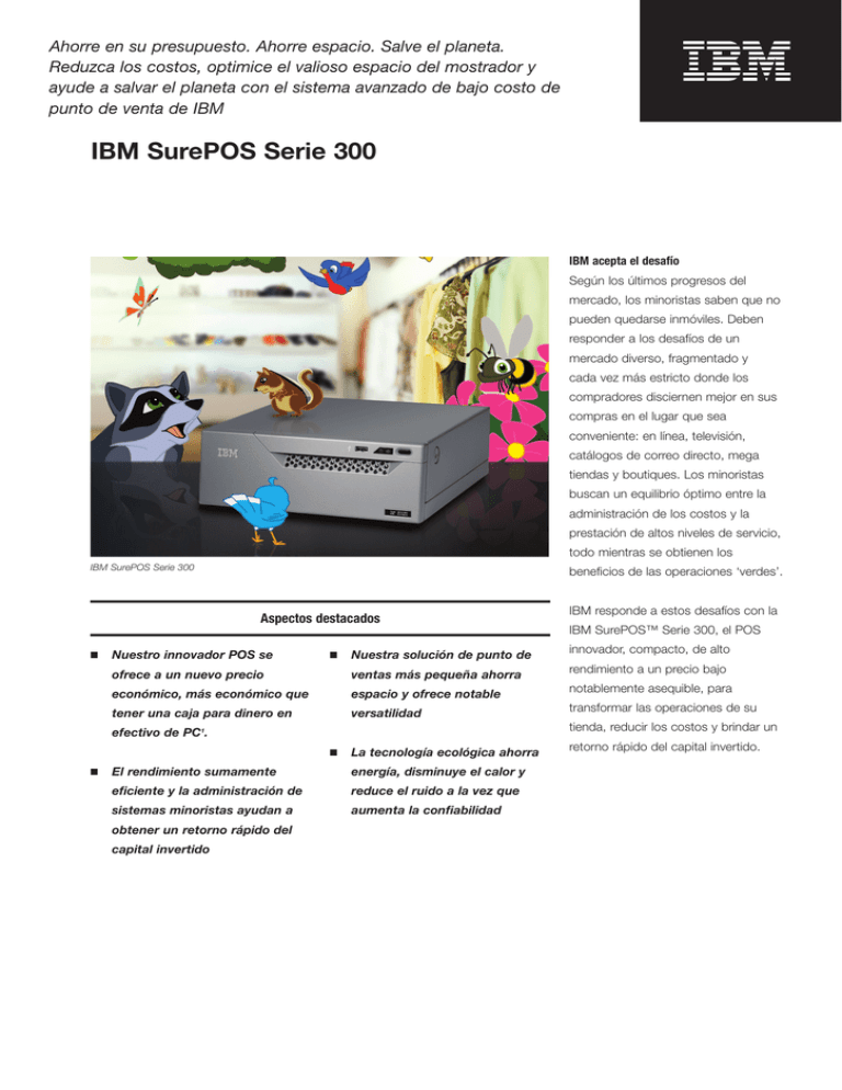IBM SurePOS Serie 300
