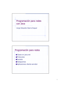 Programación de aplicaciones en red