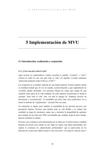 5 Implementación de MVU