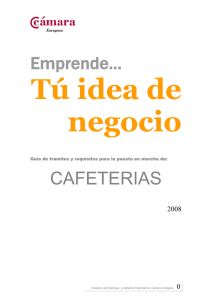Cafeterías - Cámara Zaragoza