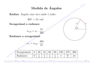 Medida de´Angulos - ESO Bachillerato Universidad