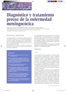 Diagnóstico y tratamiento precoz de la enfermedad meningocócica