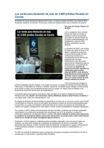 Luz verde para titulación de más de 3.600 predios fiscales en Cúcuta