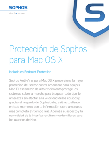 Protección de Sophos para Mac OS X