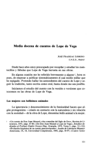 Media docena de cuentos de Lope de Vega