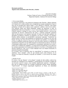 Harmon&iacute;as jur&iacute;dicas Algunas notas (musicales)