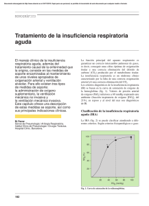 Tratamiento de la insuficiencia respiratoria aguda