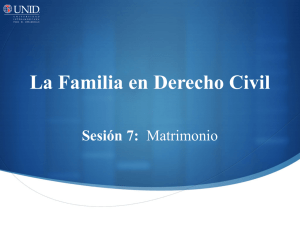 Derecho Civil, Personas y Familia