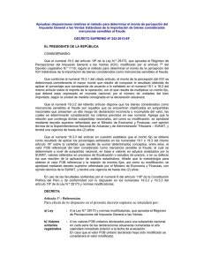 Decreto Supremo N° 243-2013-EF