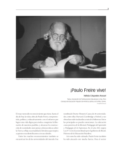 ¡Paulo Freire vive!