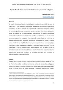 Eugenio María de Hostos: Introducción al estudio de su