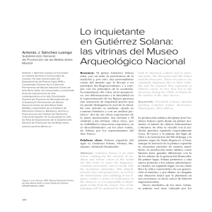 Lo inquietante en Gutiérrez Solana: las vitrinas del Museo