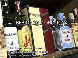 BEBIDAS ALCOHÓLICAS