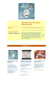 Material de la Año de la Misericordia