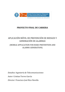 proyecto final de carrera aplicación móvil de prevención de riesgos
