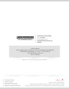 Redalyc.Incluir, &iquest;significa integrar? los grupos, los otros en la