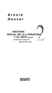 Hauser Arnold – Historia Social Del Arte Y La Literatura – Tomo 2