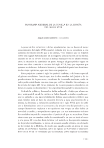 8. Panorama general de la novela en la España del siglo XVIII, por