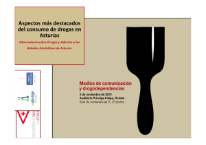 Aspectos más destacados del consumo de drogas en Asturias