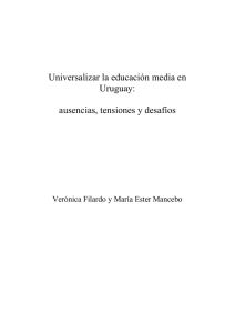 Universalizar la educación media en Uruguay