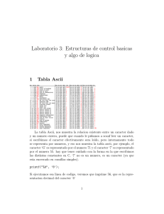 Laboratorio 3: Estructuras de control basicas y algo de logica